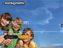 Tablet Screenshot of monkeynastix.ca